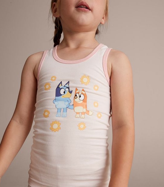 2 Pack Bluey Singlets