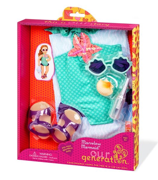Our Generation Marvelous Mermaid Swimsuit Outfit