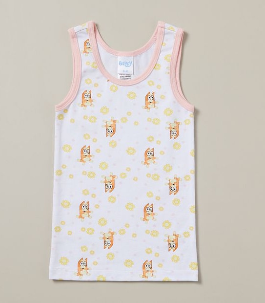 2 Pack Bluey Singlets