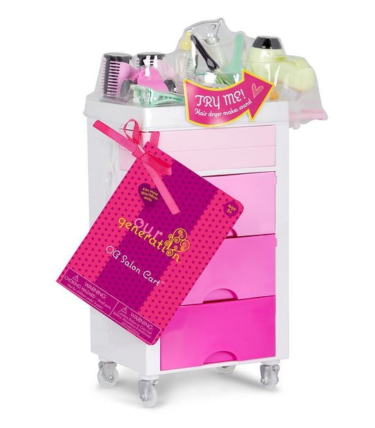 Our Generation Salon Cart Set
