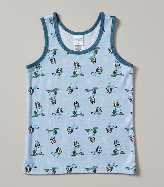 2 Pack Bluey Singlets