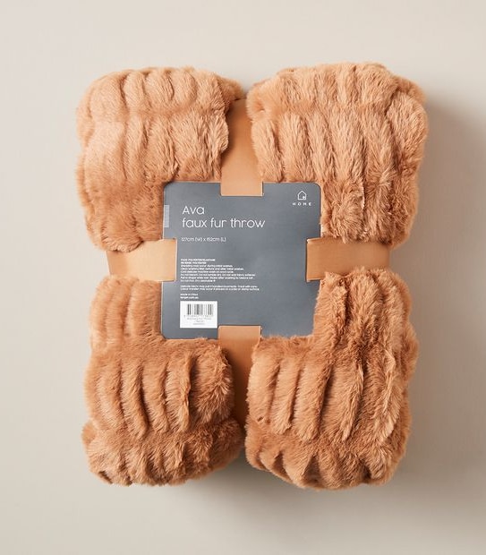 Ava Faux Fur Throw