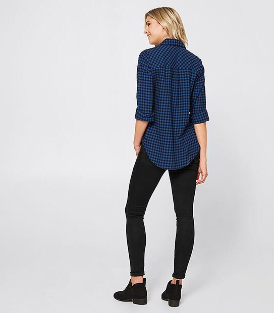 Australian Grown Cotton Flannelette Check Shirt