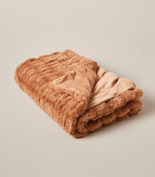 Ava Faux Fur Throw