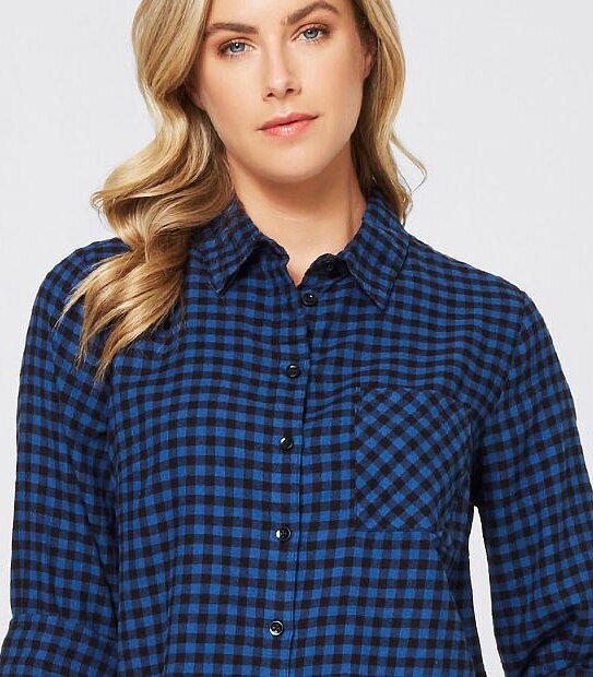 Australian Grown Cotton Flannelette Check Shirt