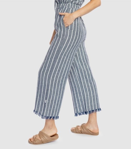 Piping Hot Tie Front Jumpsuit