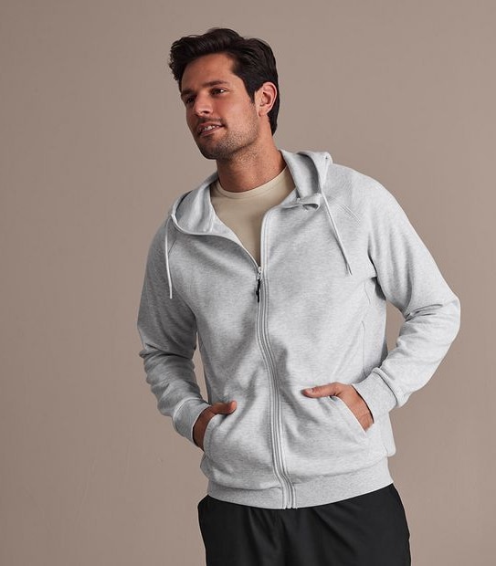 Active Fleece Zip Through Hoodie
