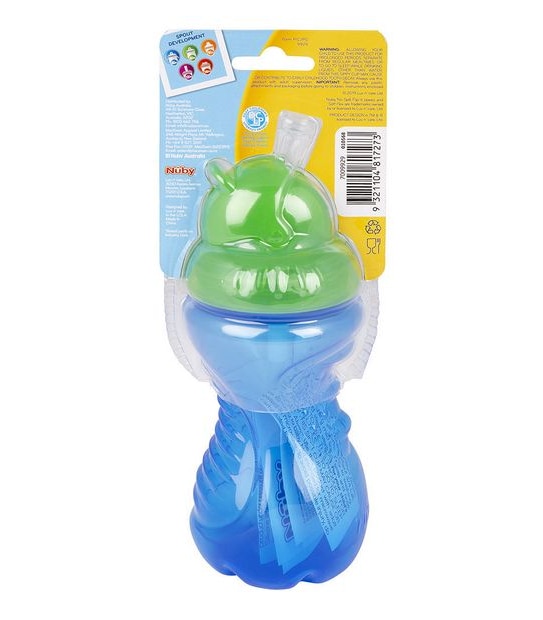 Nuby No Spill Flip It Cup 300ml - Assorted*