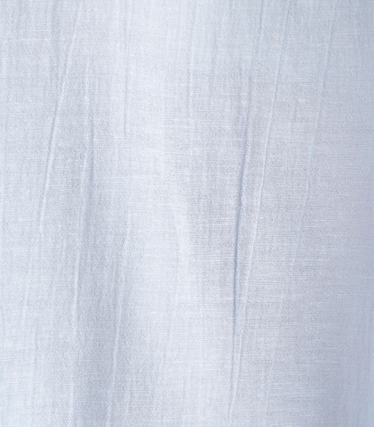 Linen Blend Rosie V-Neck Ruffle Blouse