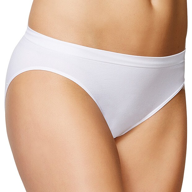 Seamfree Bikini Briefs - White Seamfree Bikini Briefs - White