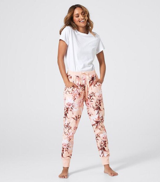 Printed Sleep Jogger Pants 2 of 6