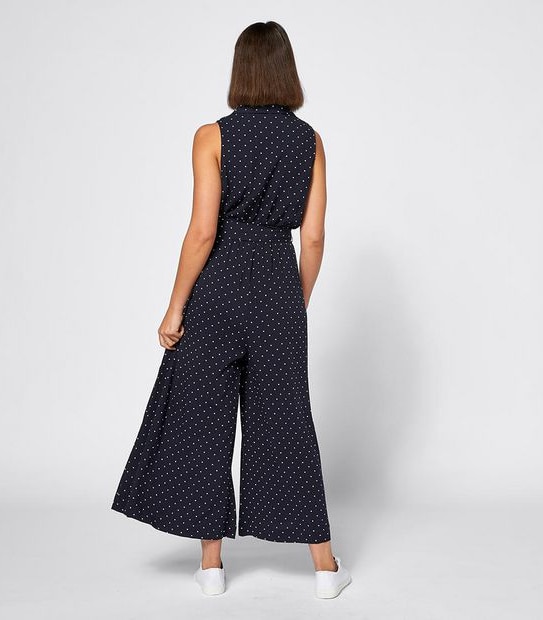 Lily Loves Spotted Sleeveless Jumpsuit
