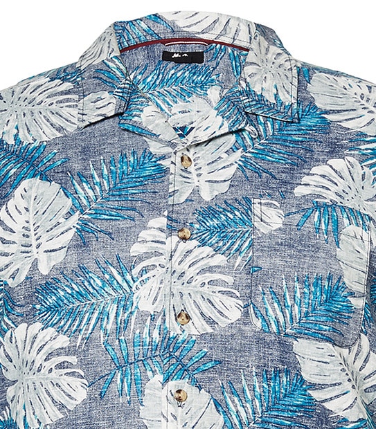 Men's Mr Big Hawaiian Shirt - Blue | Target Australia