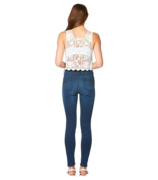 Lily Loves Crochet Crop Top - White