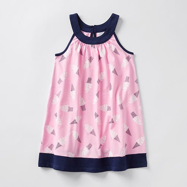 Contrast Print Dress Contrast Print Dress