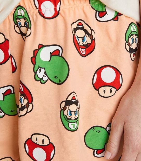 Womens Family Matching Supermario Pyjama Set