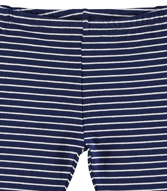 Stripe Print Pants - Navy Blue 3 of 3