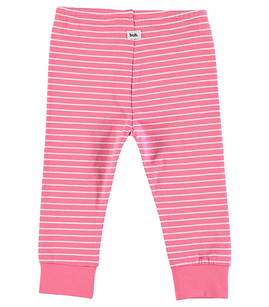 Stripe Print Pants - Pink 2 of 3