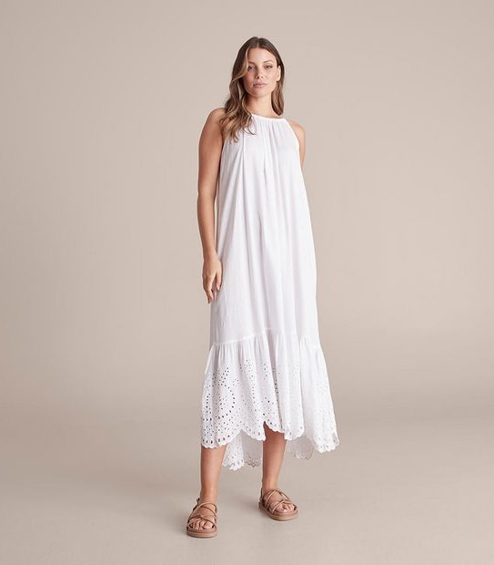 white maxi dress target