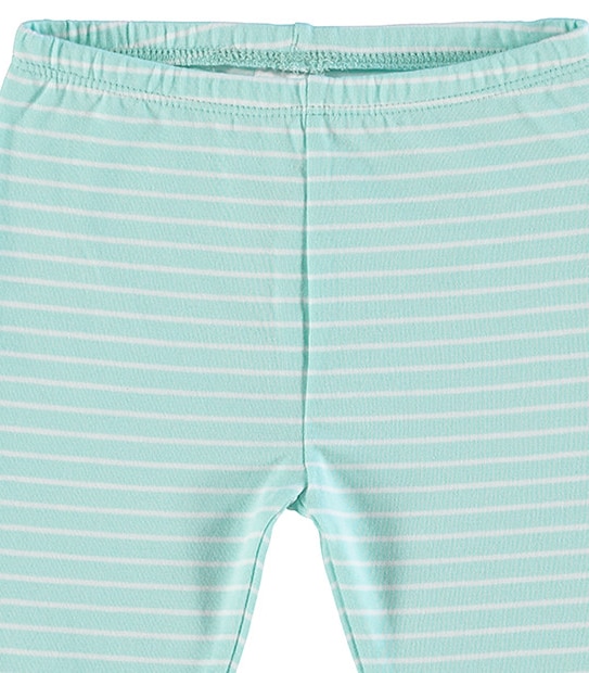 Stripe Print Pants - Light Green 3 of 3