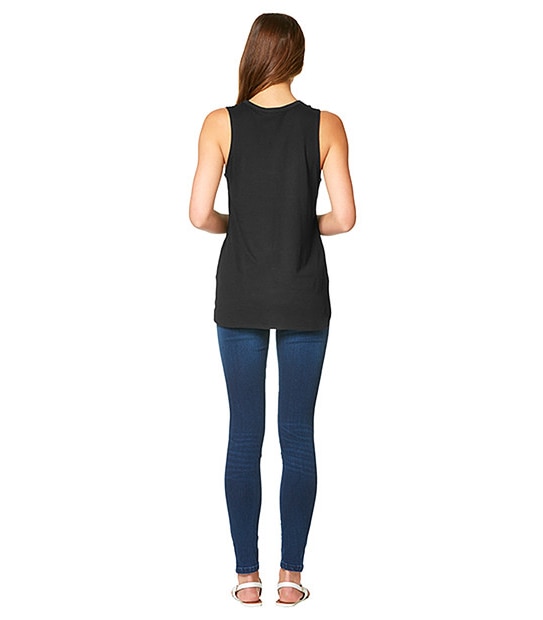 Lily Loves Print Tank - Black 2 of 5