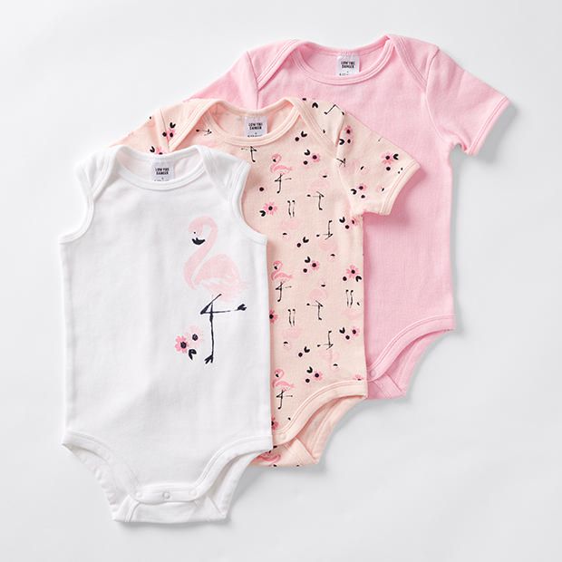 baby 3 pack bodysuits pink flamingo target australia baby 3 pack bodysuits pink flamingo target australia