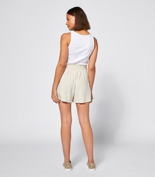 Lily Loves Linen Blend Utility Shorts