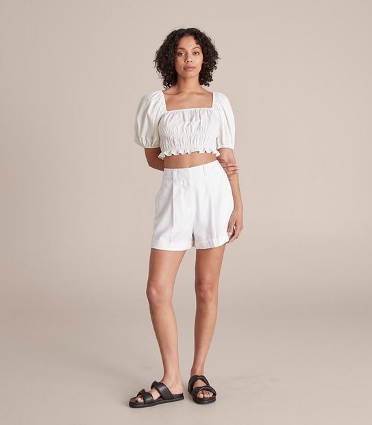 Lily Loves Short Puff Sleeve Blouse 3 of 6