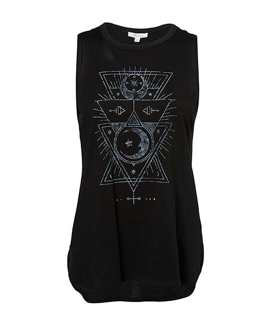 Lily Loves Print Tank - Black 4 of 5