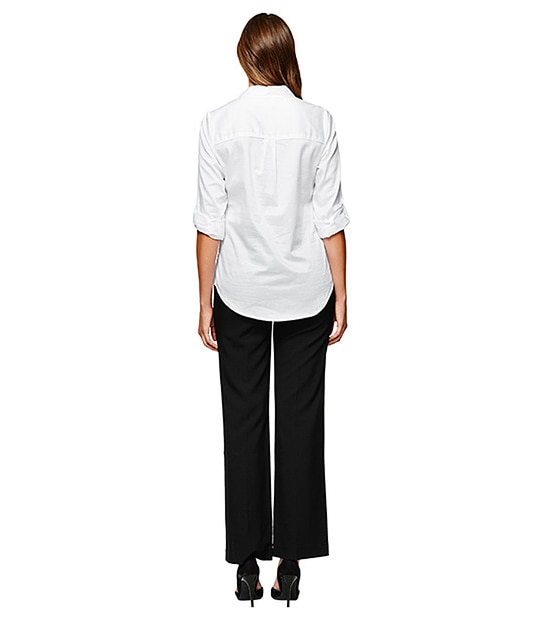 Cotton Boyfriend Shirt - White