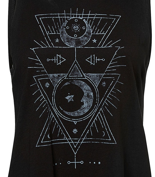 Lily Loves Print Tank - Black 5 of 5
