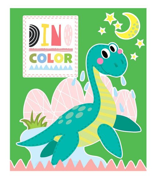 Dino Colouring: Green Dinosaur