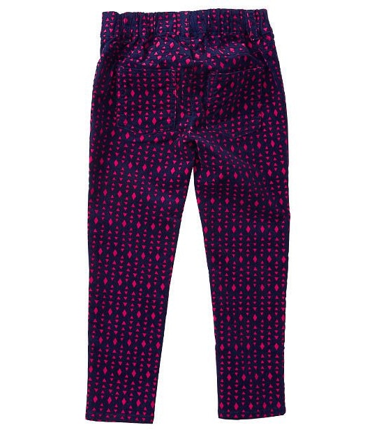 Print Cord Pants