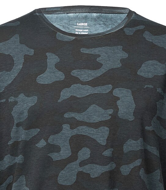 Camo Print T-Shirt