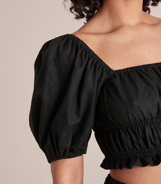 Lily Loves Short Puff Sleeve Blouse 2 of 6