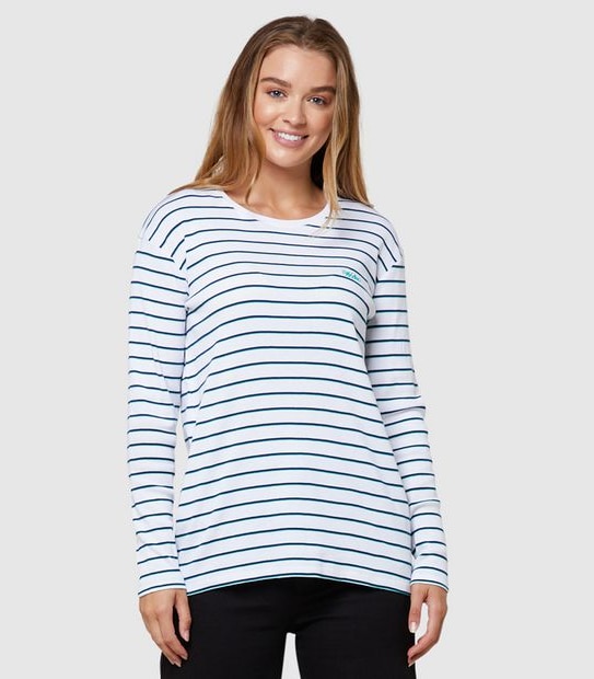 Mossimo LA Long Sleeve Ribbed T-Shirt - Stripe