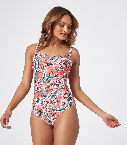 Shape Your Body Tropical One Piece Bathers