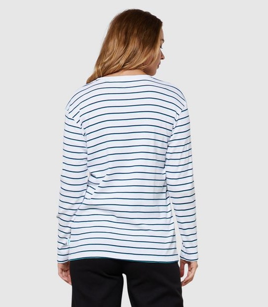 Mossimo LA Long Sleeve Ribbed T-Shirt - Stripe