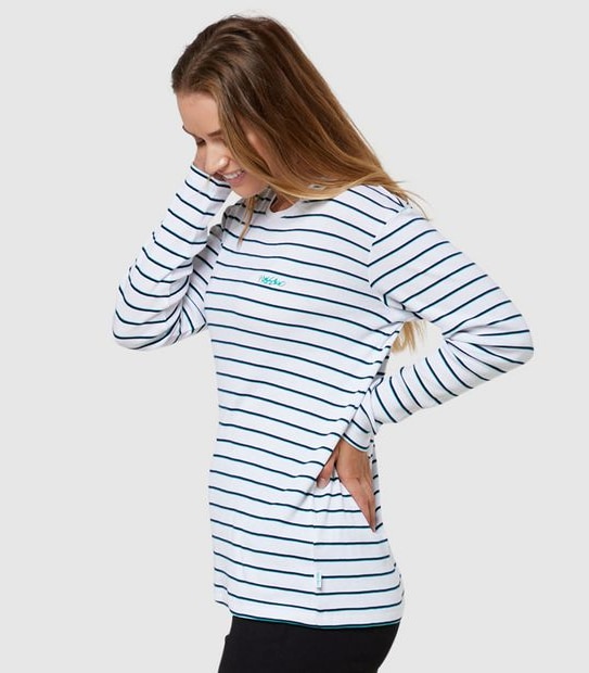 Mossimo LA Long Sleeve Ribbed T-Shirt - Stripe