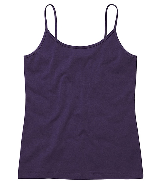 Girls' Lip Elastic Singlet - Montana Grape