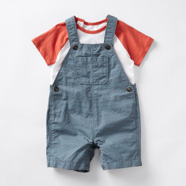 Baby Shortall And T-Shirt Set Baby Shortall And T-Shirt Set