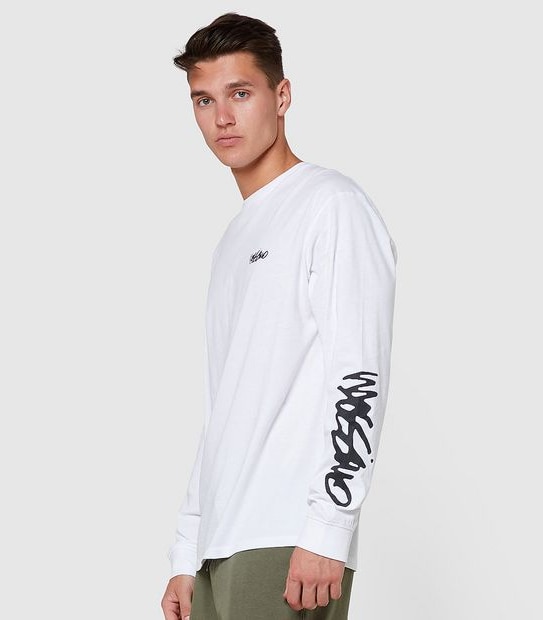 Mossimo Bronx Long Sleeve Top - White