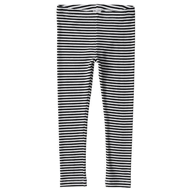 Full Length Stripe Ribbed Leggings 