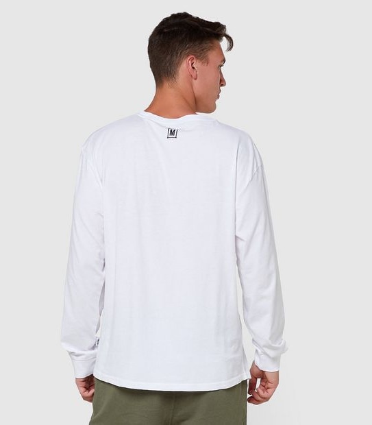 Mossimo Bronx Long Sleeve Top - White