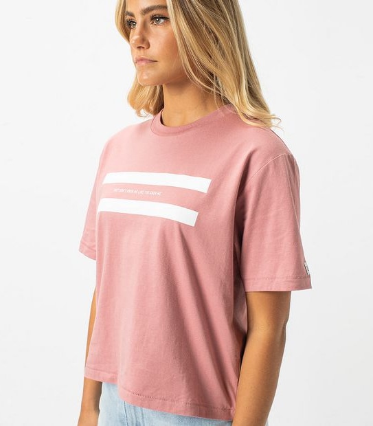 ZxZanerobe Oversized Crop Tank - Ash Rose