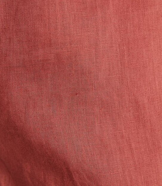 Curve Linen Curved Hem Pants