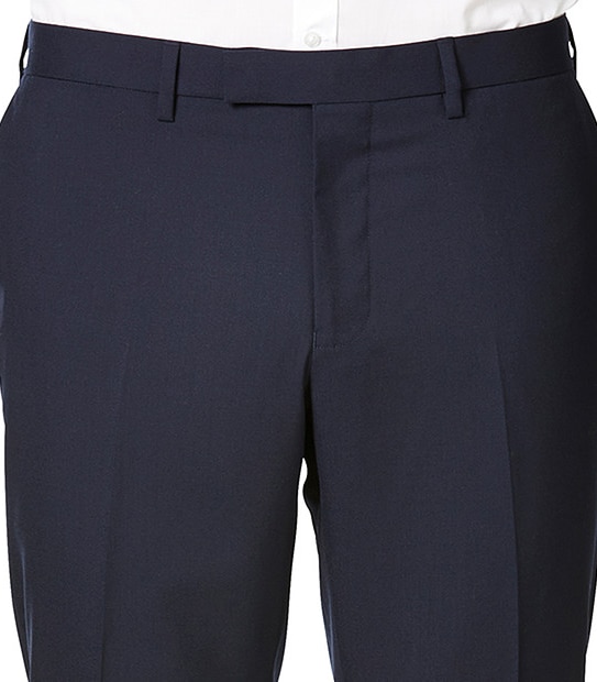 Cool Wool Suit Trousers - Navy