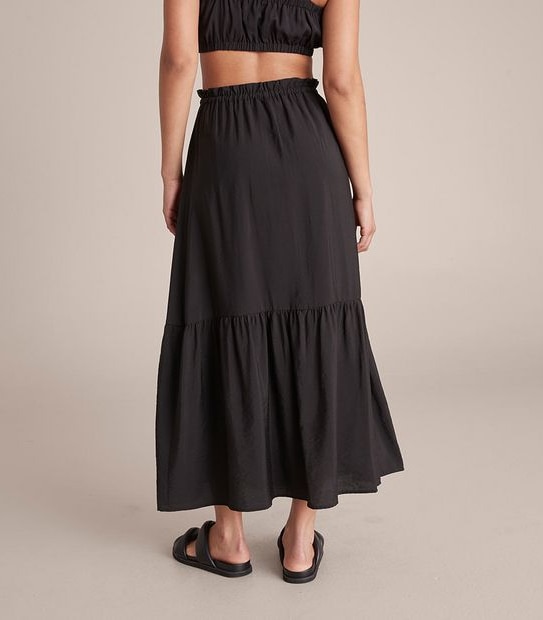 Lily Loves Tie Waist Midi Skirt