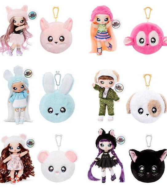 Na! Na! Na! Surprise Mystery Pack Fashion Doll & Plush Pom Pack Assorted