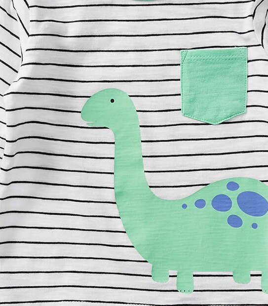 Baby Long Sleeve Dinosaur Print T-shirt 3 of 3